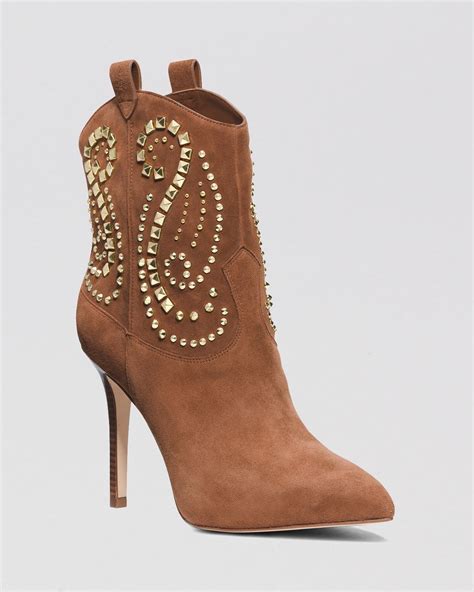 michael kors leather boot|Michael Kors cowboy boots.